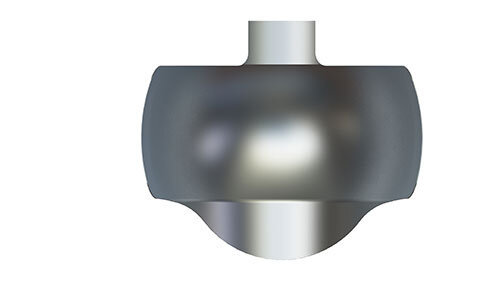 NiTin Matrizenbänder aus Metall mit ausgeprägter Kurvatur für optimale Adaption, Molar, 8.7 mm